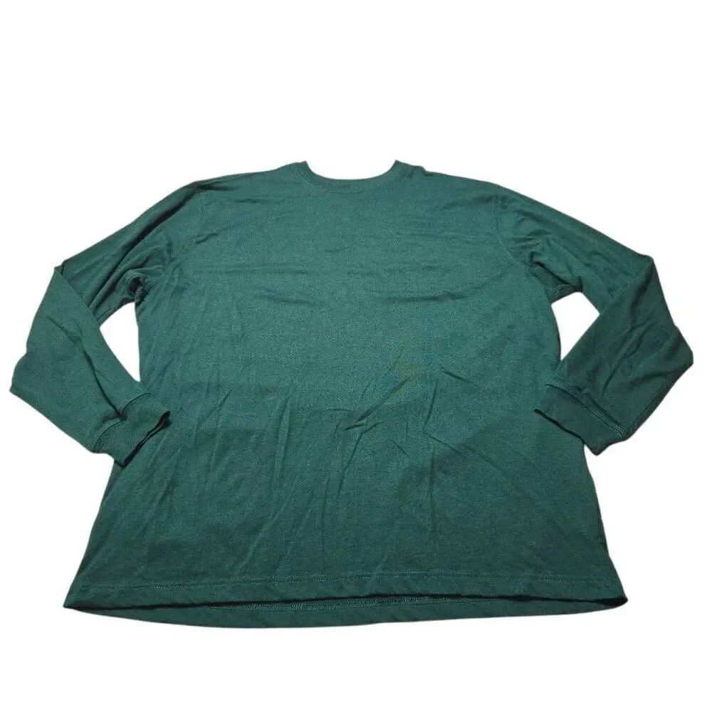 Blue Mountain hunter green longsleeve shirt XL